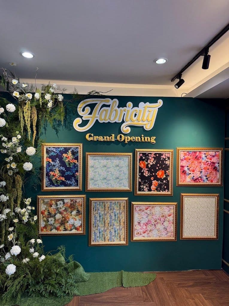 Fabricity fabric selection on display
