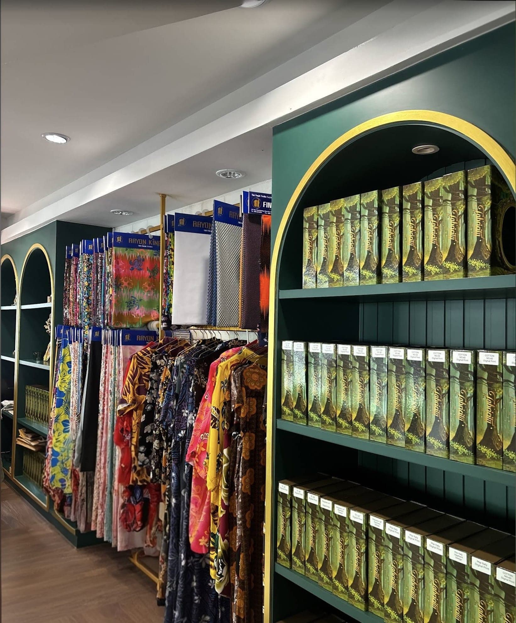 Exterior of the Fabricity store on Songwat Road, Bangkok