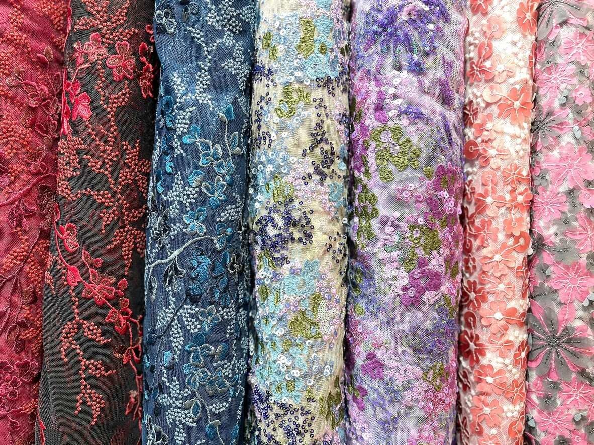 Interior of Gandhi Fabrics on the ground floor of ChinaWorld, Bangkok