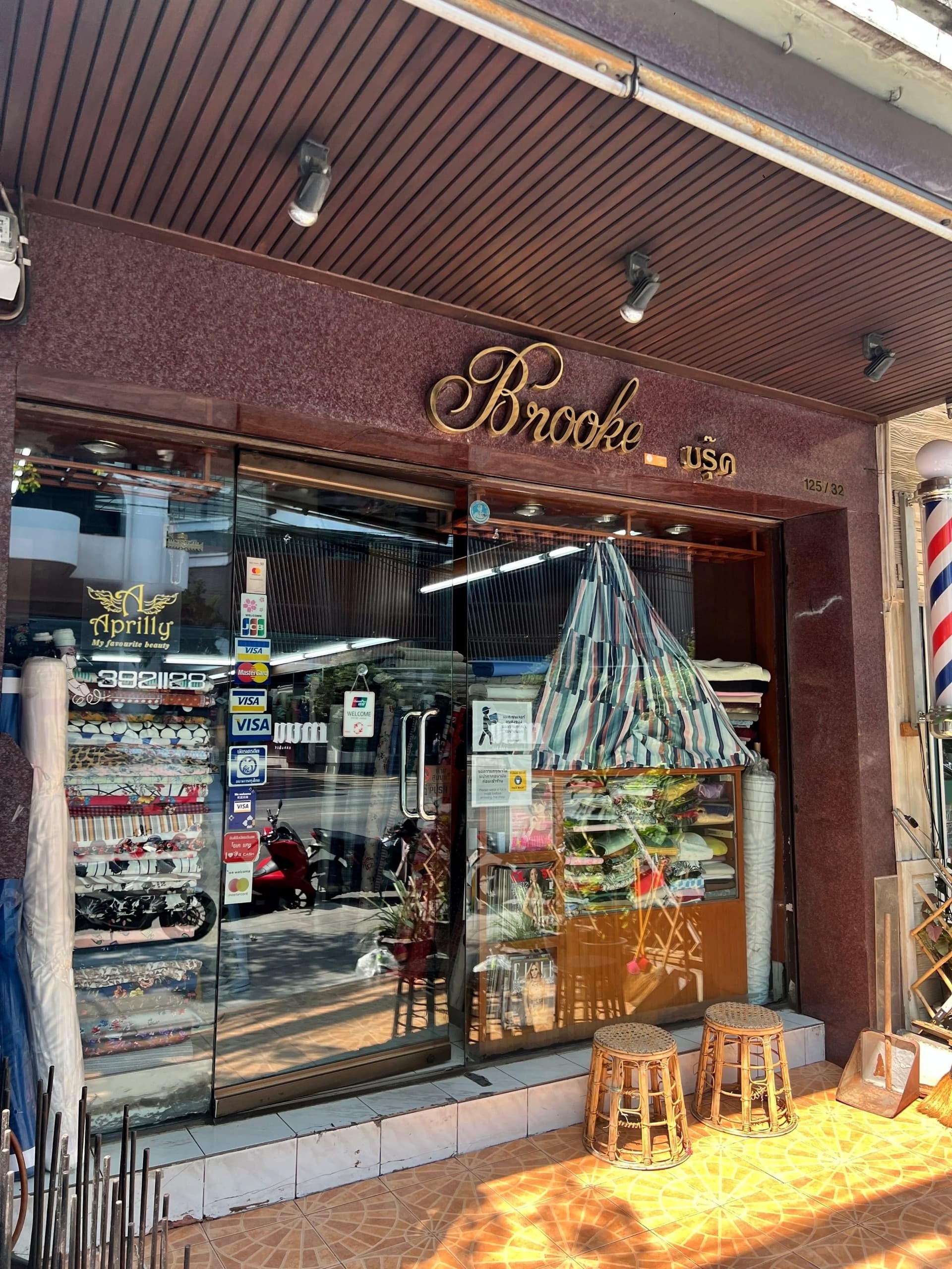 Brooke's Fabric textile shop in Thonglor Road