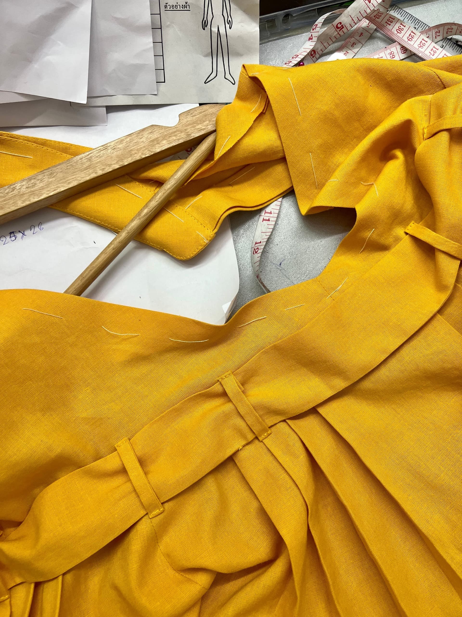 Custom tailored evening dress