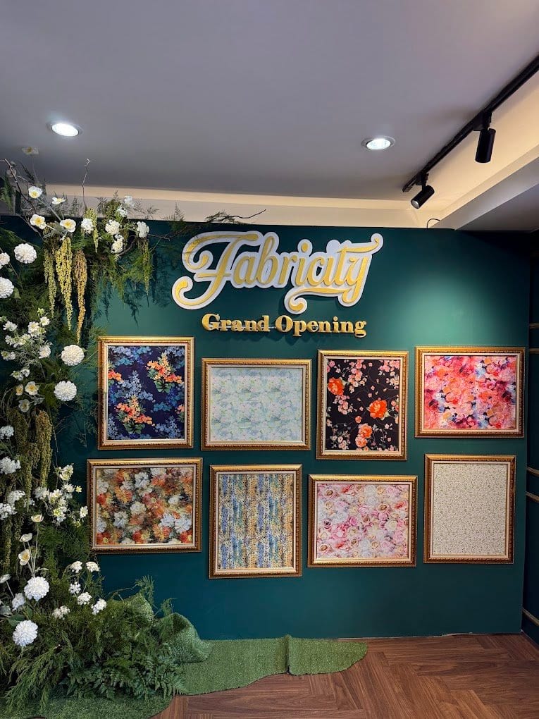 Fabricity fabric selection on display
