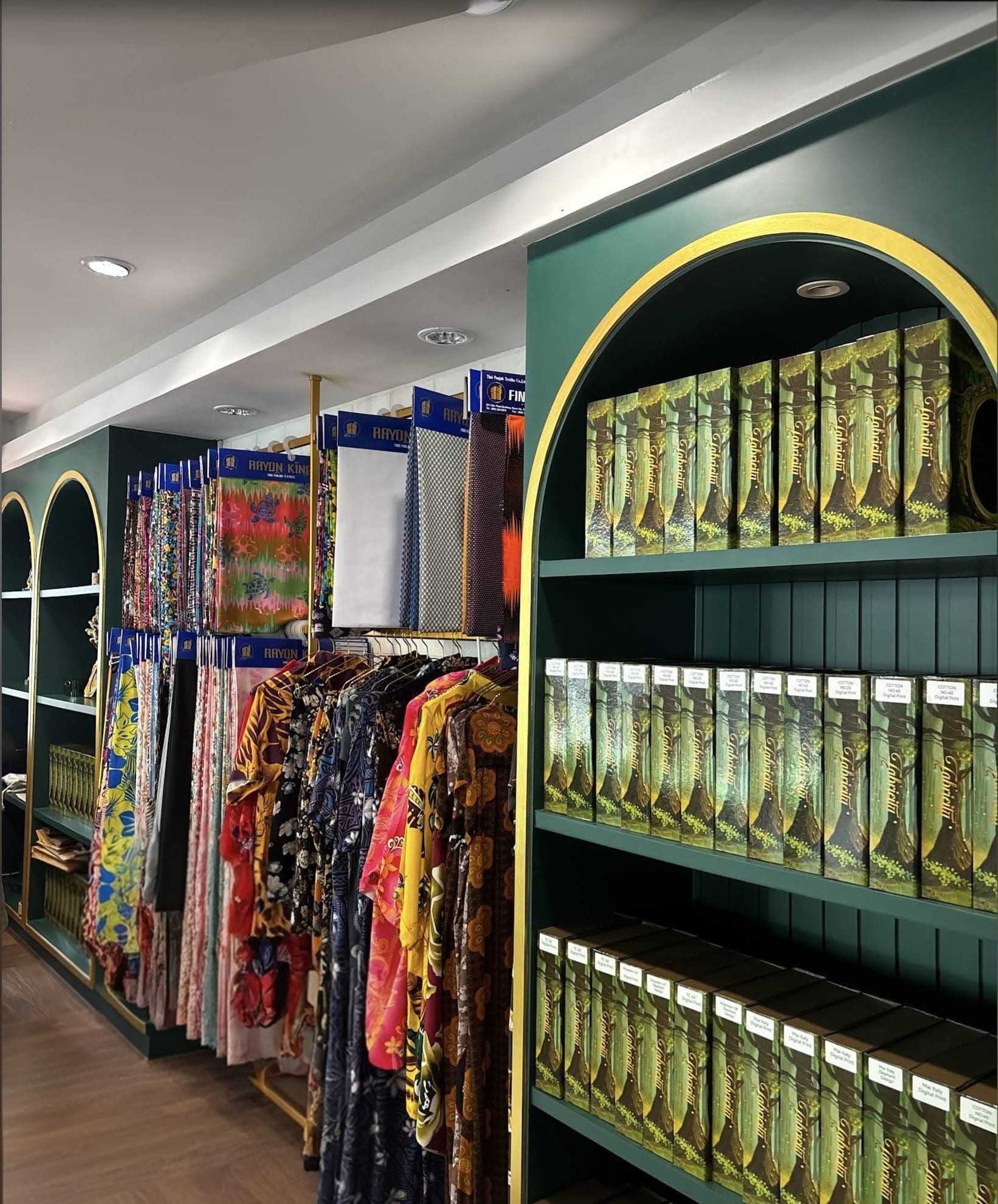 Exterior of the Fabricity store on Songwat Road, Bangkok