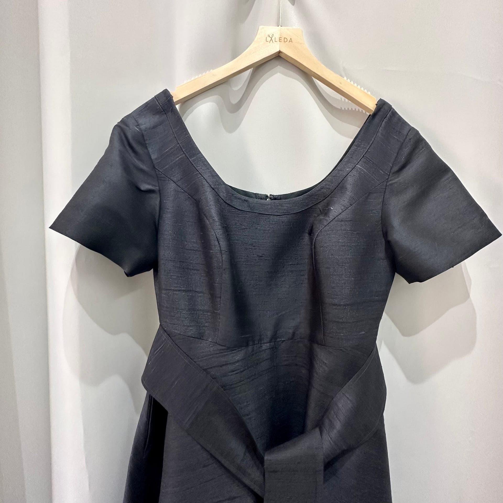 Lavender silk camisole top with lace trim