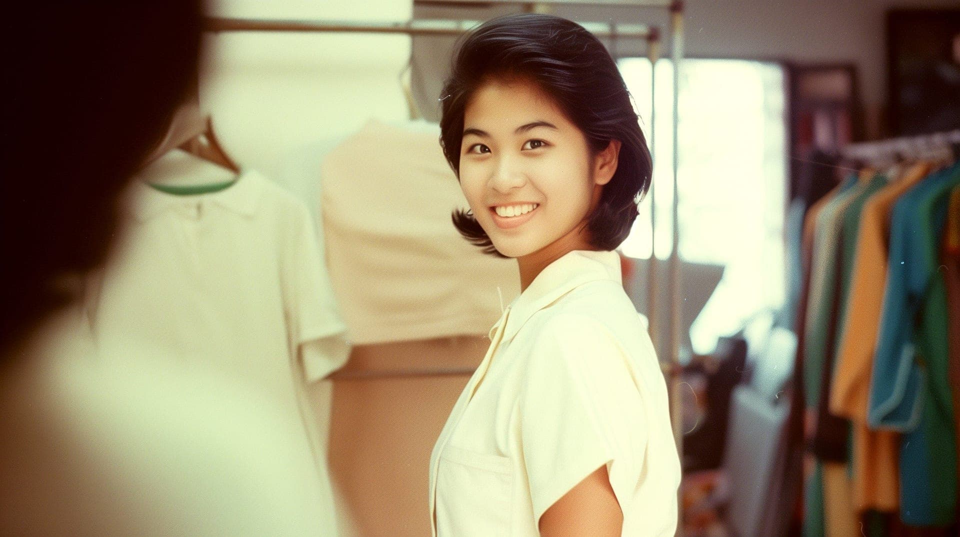 Mrs. Laleda at the first LALEDA workshop on Sukhumvit 11 in 1989
