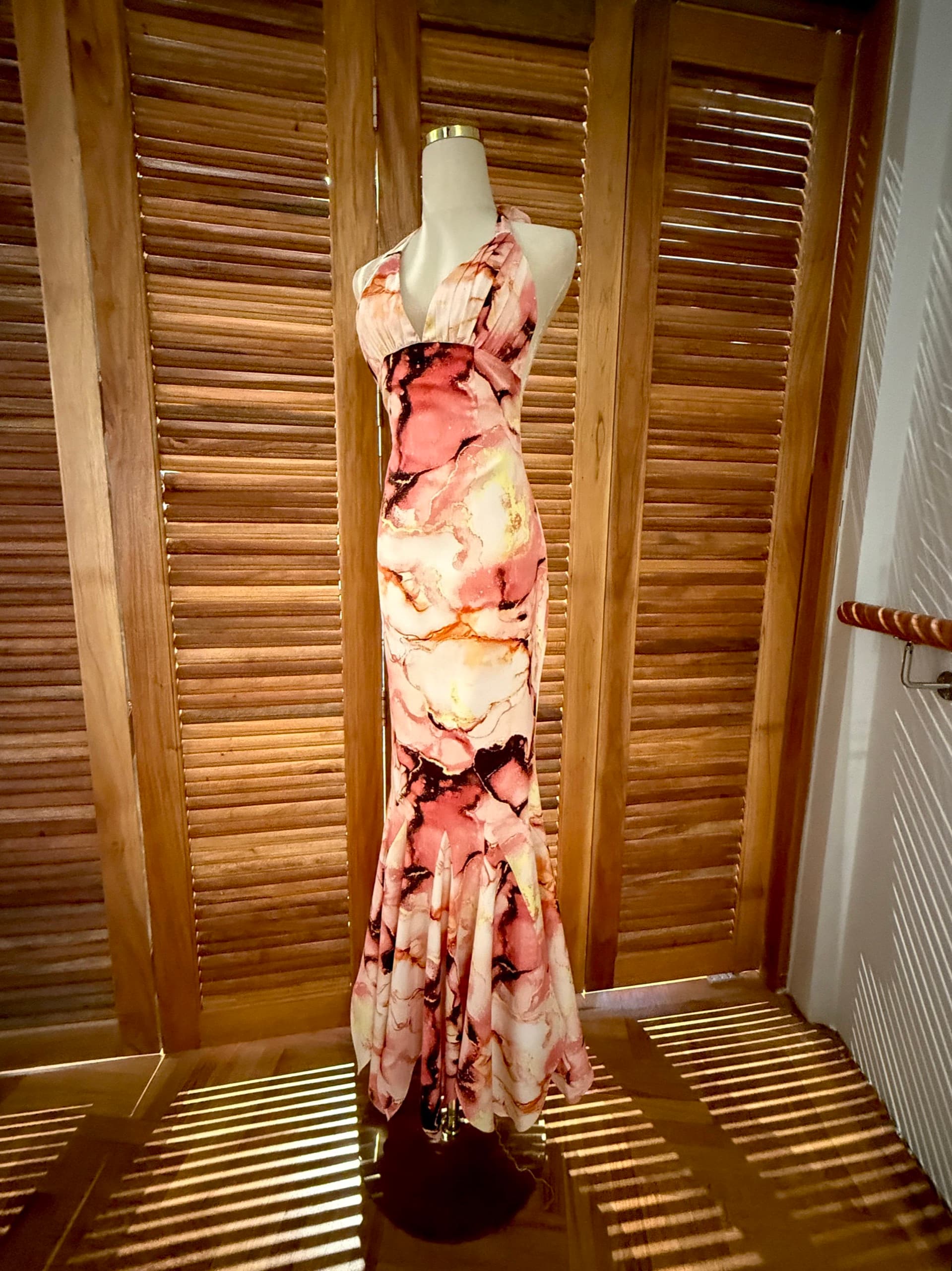 Bespoke tailored dress by LALEDA Tailor Bangkok