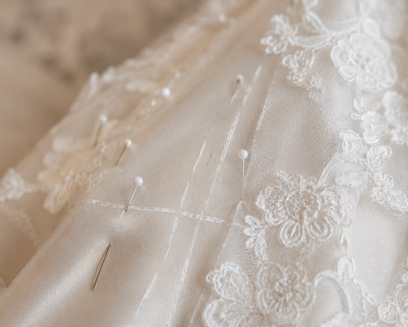 Wedding dress design change alteration at LALEDA Tailor atelier